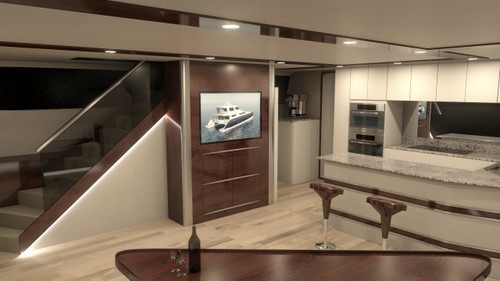 Saloon n Galley © Swan Super Lines www.swansuperlines.com